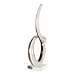 Dale Tiffany Handcrafted Art Glass Sculpture in Midnight Spiral
