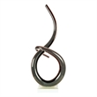 Dale Tiffany Handcrafted Art Glass Sculpture in Midnight Spiral