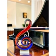 Dale Tiffany Handcrafted Art Glass Sculpture in Virtuoso