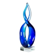 Dale Tiffany Handcrafted Art Glass Sculpture in Endless Ocean