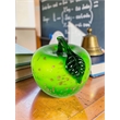 Dale Tiffany Handcrafted Art Glass Orchard Apple Sculpture in Emerald