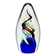 Dale Tiffany Handcrafted Art Glass Sculpture in Celestial Flame