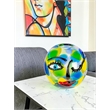 Dale Tiffany Hand Blown Art Glass Vase in Winking Muse