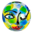 Dale Tiffany Hand Blown Art Glass Vase in Winking Muse