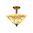 Dale Tiffany Bradshaw Mosaic Flush Mount