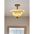 Dale Tiffany Bradshaw Mosaic Flush Mount