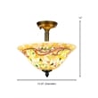Dale Tiffany Bradshaw Mosaic Flush Mount