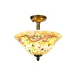 Dale Tiffany Bradshaw Mosaic Flush Mount