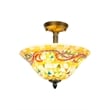 Dale Tiffany Bradshaw Mosaic Flush Mount
