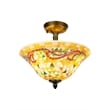 Dale Tiffany Bradshaw Mosaic Flush Mount