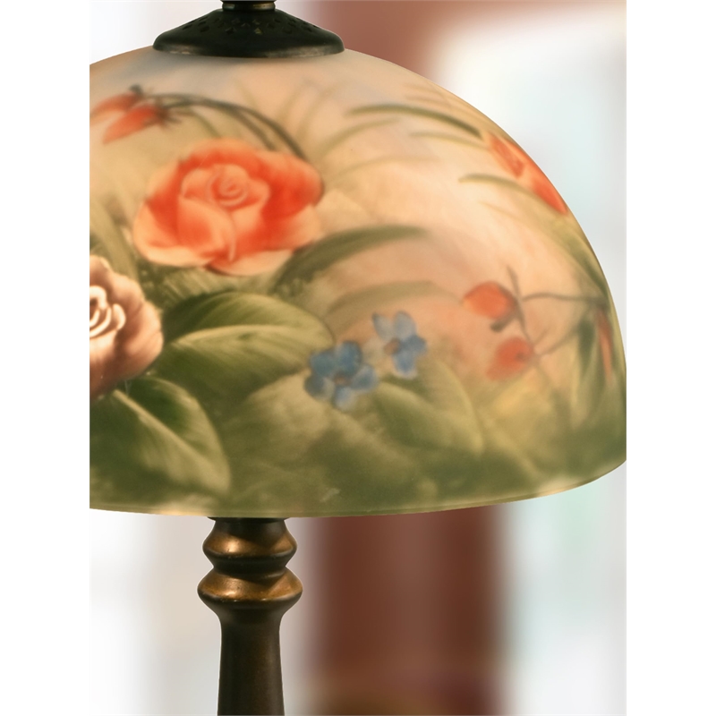 Dale Tiffany Rose Dome Table Lamp
