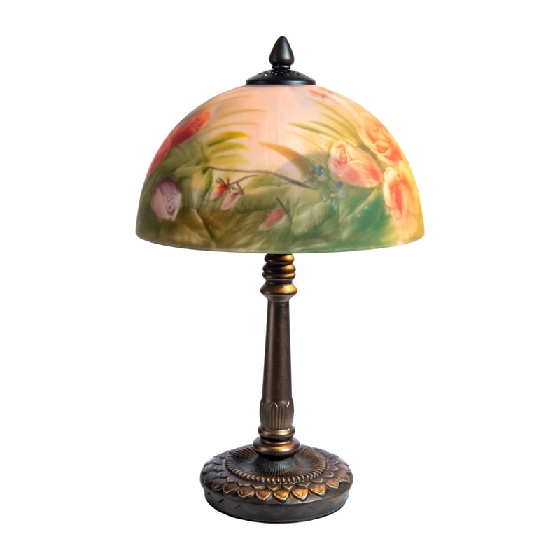 Dale Tiffany Rose Dome Table Lamp