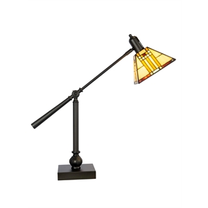 Dale Tiffany Mission Bank Table Lamp