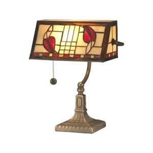 Dale Tiffany Henderson Bankers Accent Lamp
