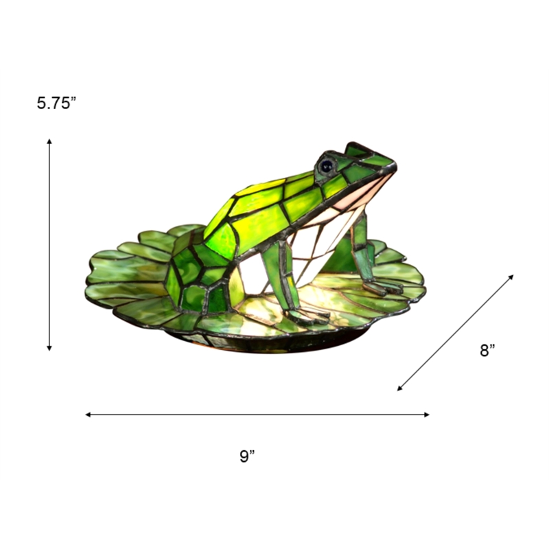 Dale Tiffany Tiffany Frog Lily Pad Accent Lamp