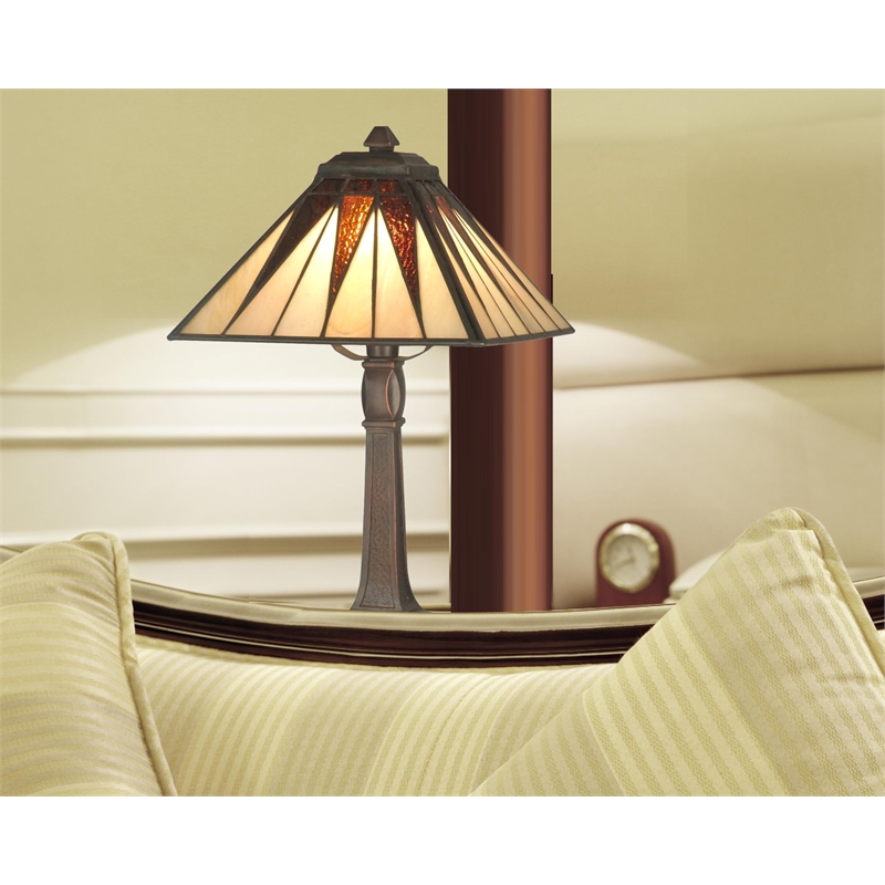 Dale Tiffany Cooper Antique Bronze Accent Lamp