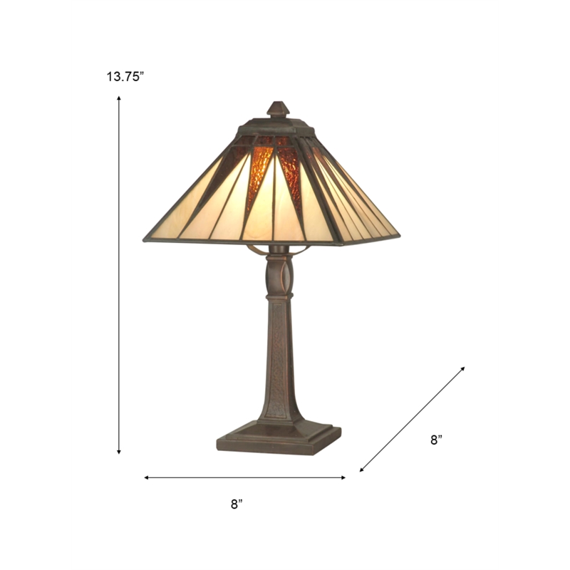 Dale Tiffany Cooper Antique Bronze Accent Lamp