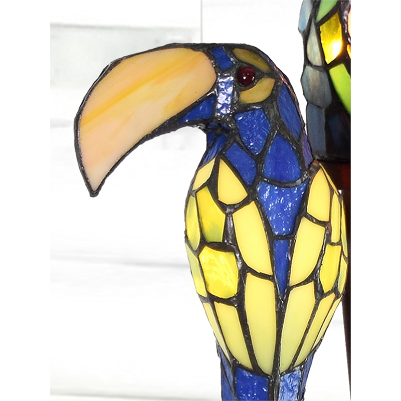 Dale Tiffany Three Parrots Table Lamp