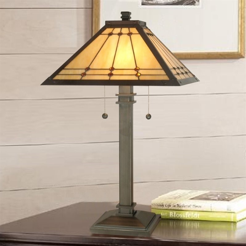 mission table lamp