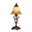 Dale Tiffany Leaf Vine Hand Painted Mini Lamp