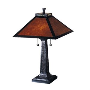dale tiffany mica camelot table lamp