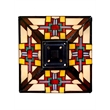 Dale Tiffany Morning Star Table Lamp with Hand Rolled Art Glass