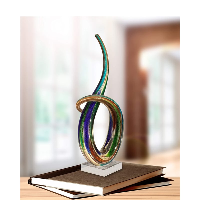 Dale Tiffany Cieza Sculpture Clear