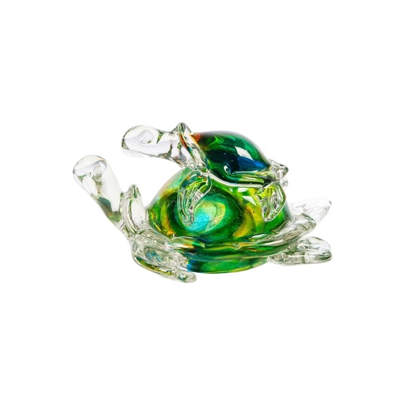Dale Tiffany Colorful Sea Turtle Figurine