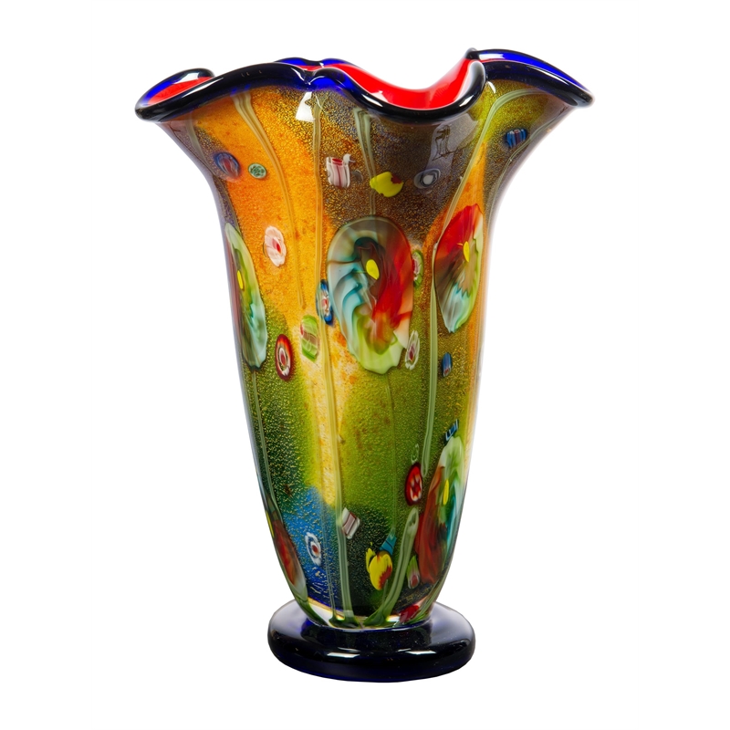 Dale Tiffany Coast Sand Favrile Vase