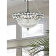 Dale Tiffany Crystal Hills Polished Chrome Inverted Pendant