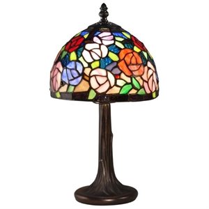 dale tiffany carnation accent lamp