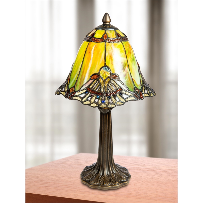 Dale Tiffany Green Haiawa Accent Lamp