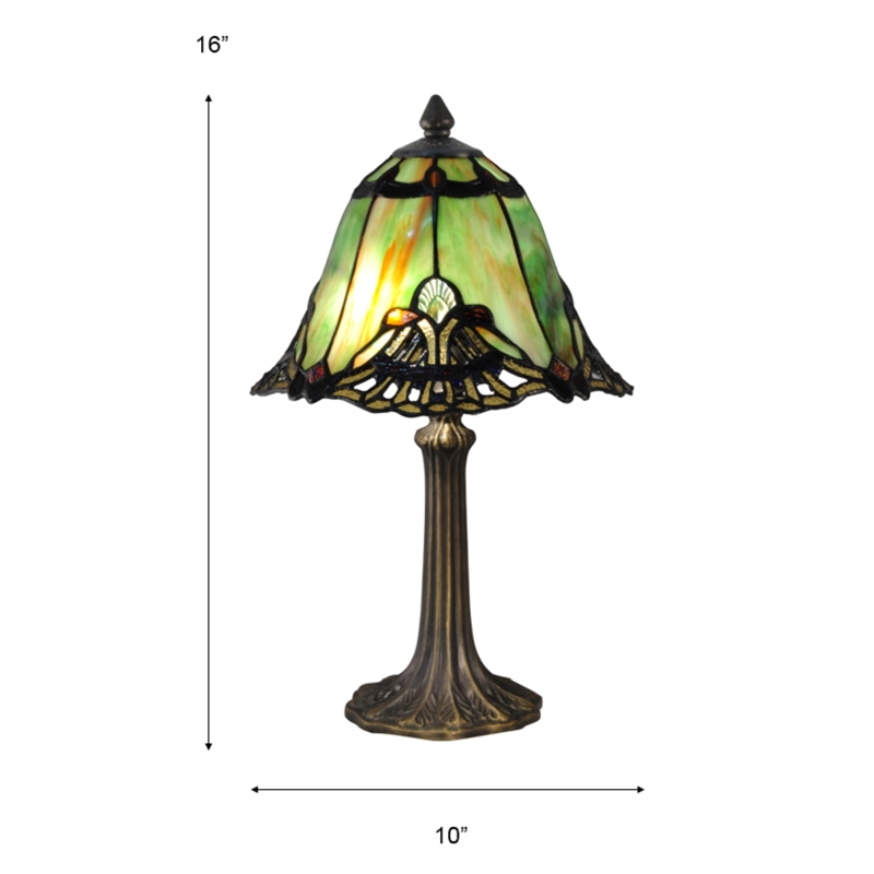 Dale Tiffany Green Haiawa Accent Lamp