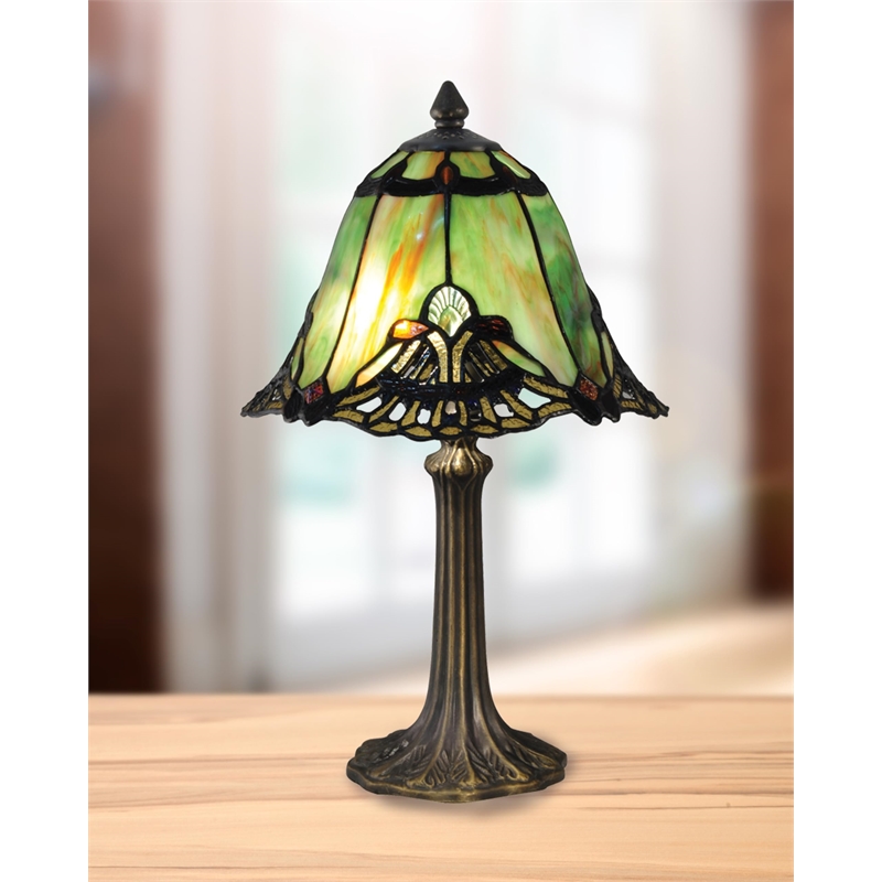 Dale Tiffany Green Haiawa Accent Lamp