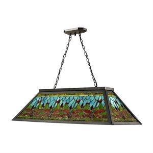 dale tiffany glade pool table hanging fixture