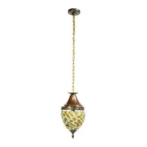 Dale Tiffany Glass Flower Hanging Fixture