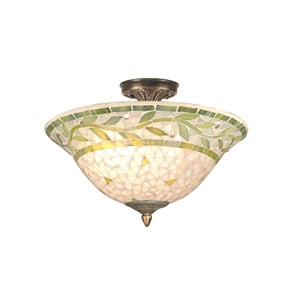 Dale Tiffany Cadena Mosaic Flush Mount