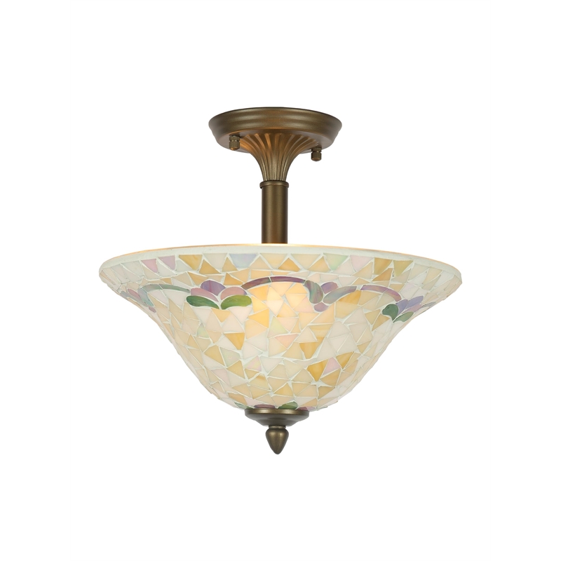 Dale Tiffany Johana Mosaic Flush Mount