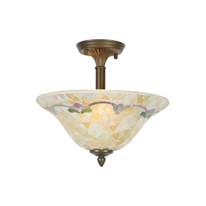 Dale Tiffany Johana Mosaic Flush Mount