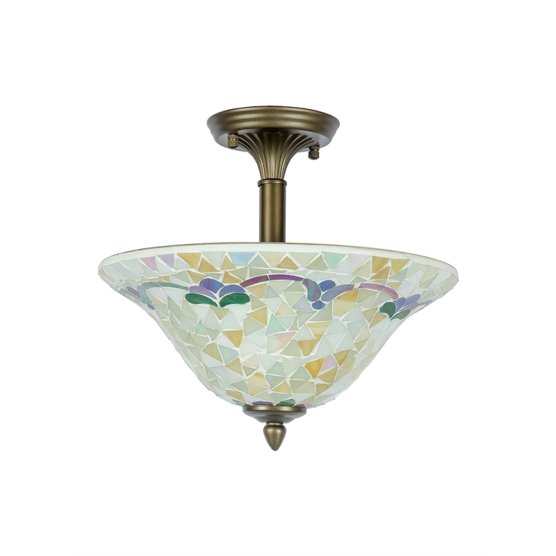 Dale Tiffany Johana Mosaic Flush Mount