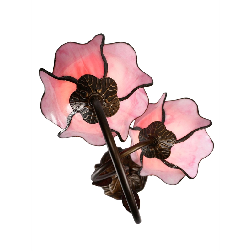 Dale Tiffany Poelking 2 Light Blue Lily Table Lamp