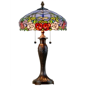 Dale Tiffany Zenia Rose Table Lamp
