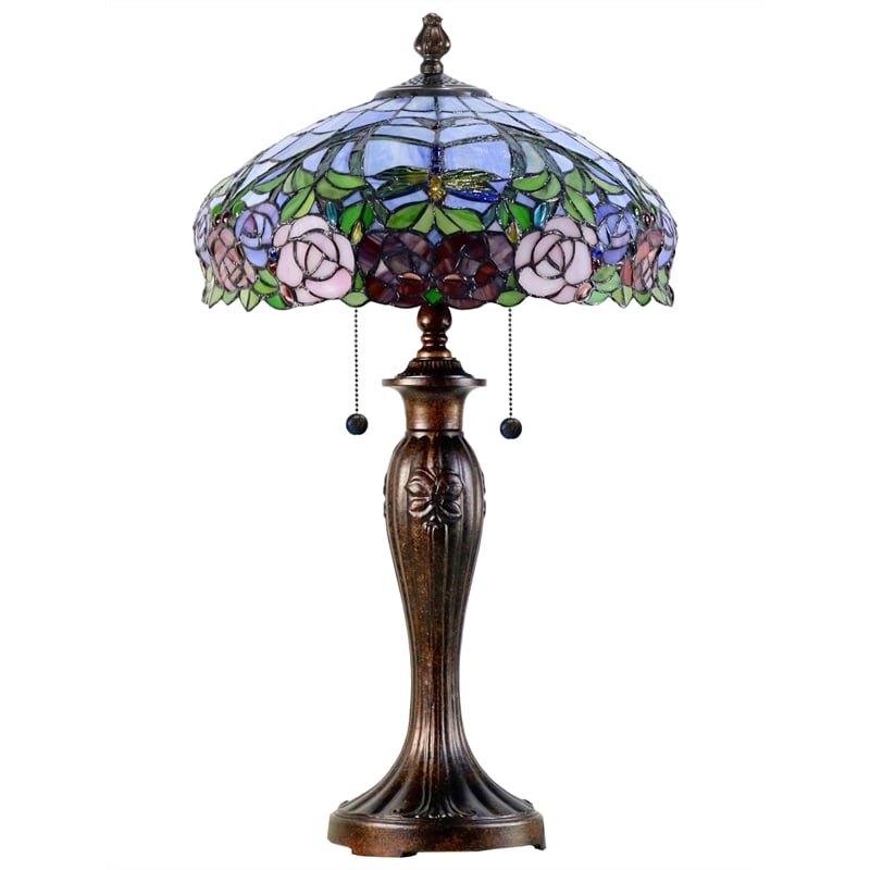 Dale Tiffany Zenia Rose Table Lamp