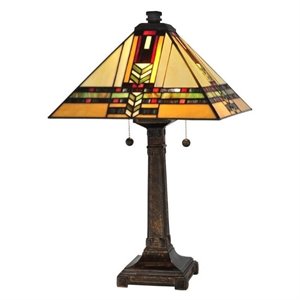 dale tiffany palo mission table lamp