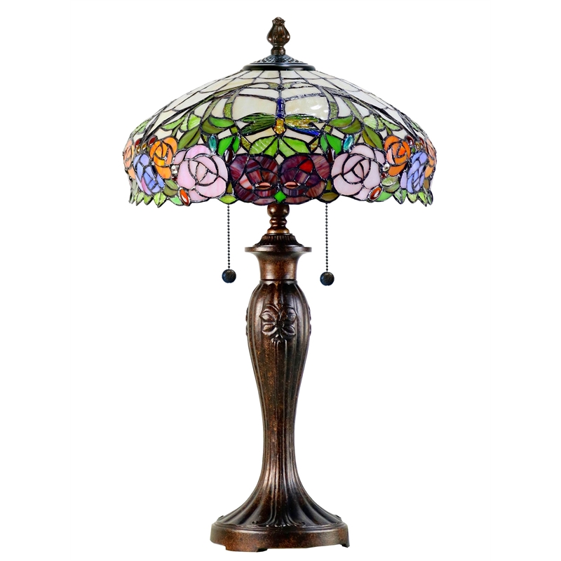 Dale Tiffany Zenia Rose Table Lamp