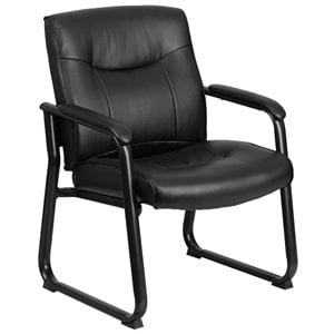 flash furniture hercules executive side chair in black