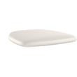 Flash Furniture Hard Chiavari Faux Leather Seat Cushion in Ivory