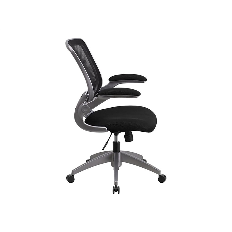 Flash Furniture Mesh Swivel Office Chair in Black