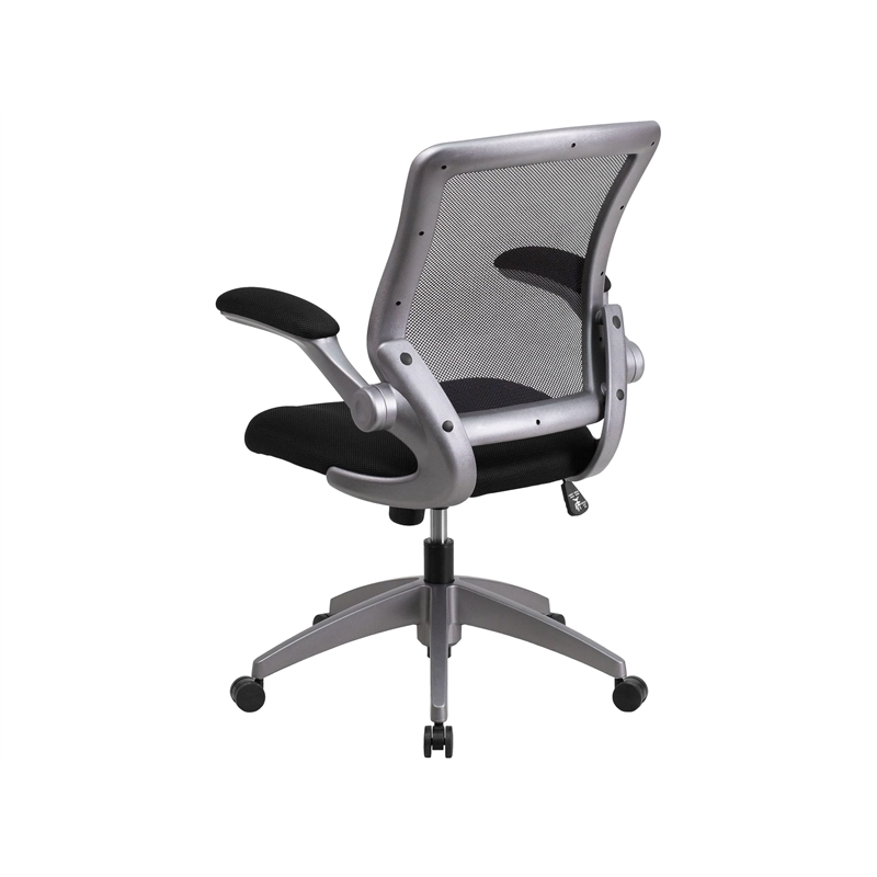 Flash Furniture Mesh Swivel Office Chair in Black