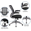 Flash Furniture Mesh Swivel Office Chair in Black